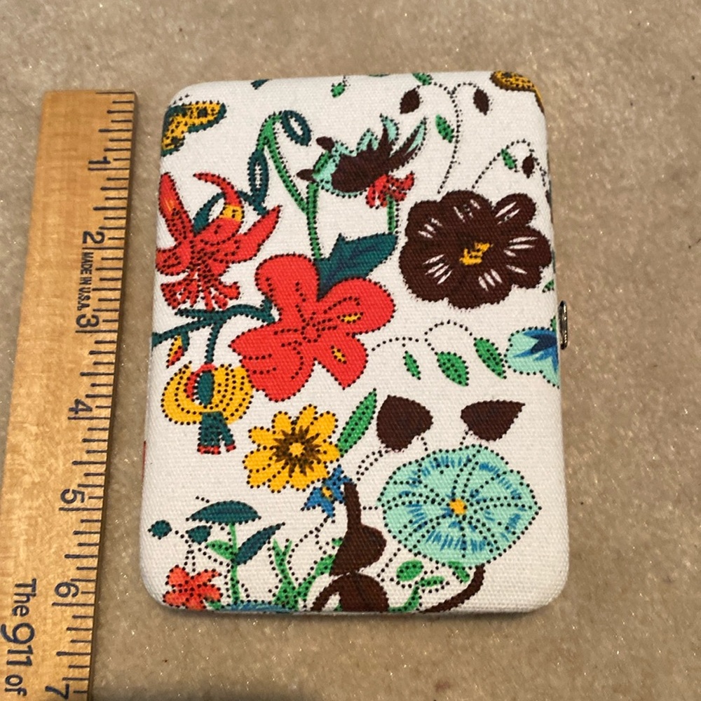 NWOT Floral Fabric Wallet